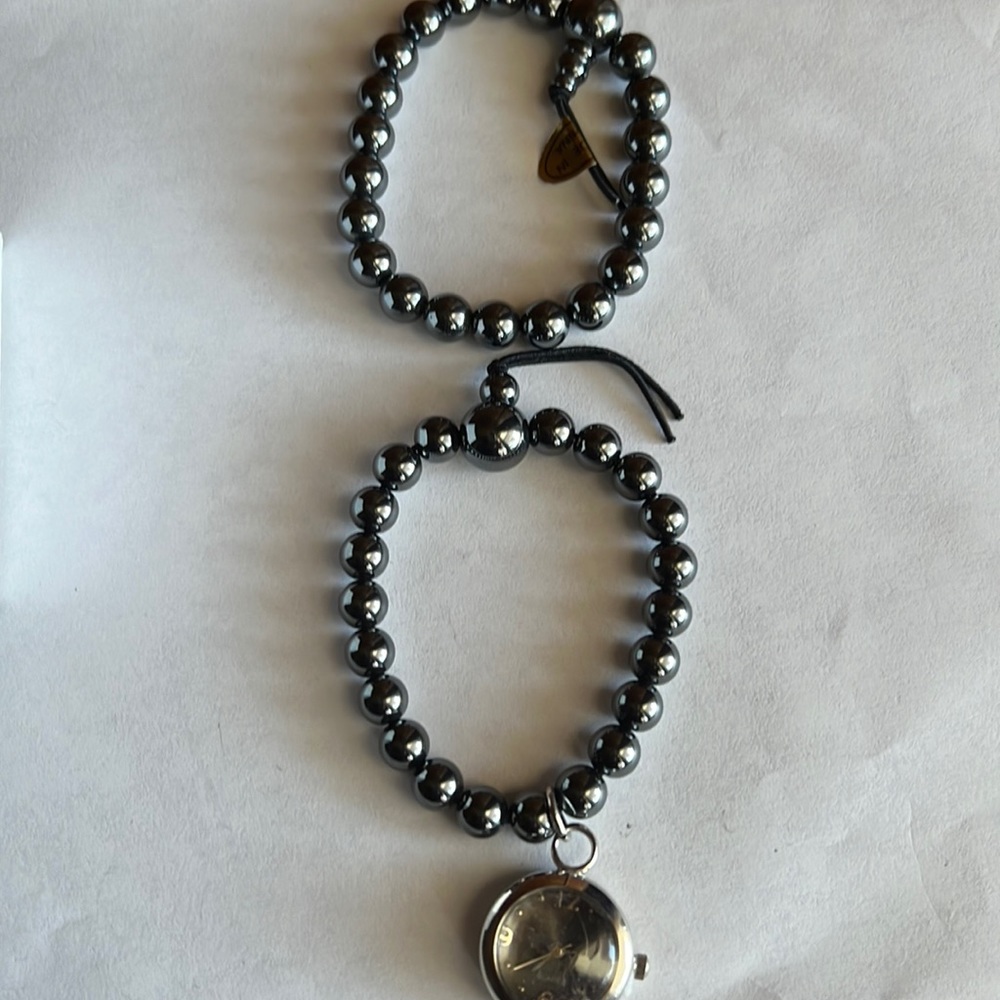 Hemitate anti-depression bracelet & watch set.